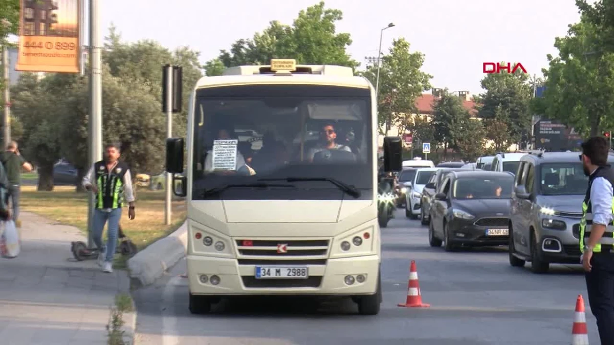 Bakırköy\'de Minibüs Şoförlerine Denetimlerde Cezalar Kesildi