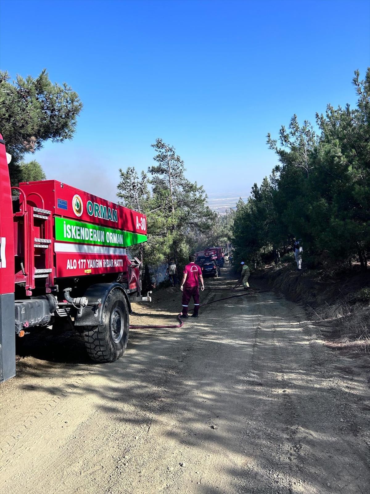 Hatay\'ın Belen ilçesinde çıkan yangın söndürüldü