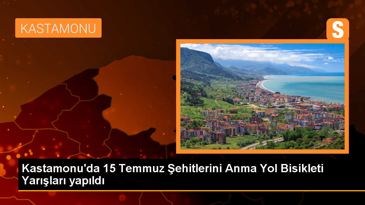 Kastamonu\'da 15 Temmuz Şehitlerini Anma Yol Bisikleti Yarışları Düzenlendi