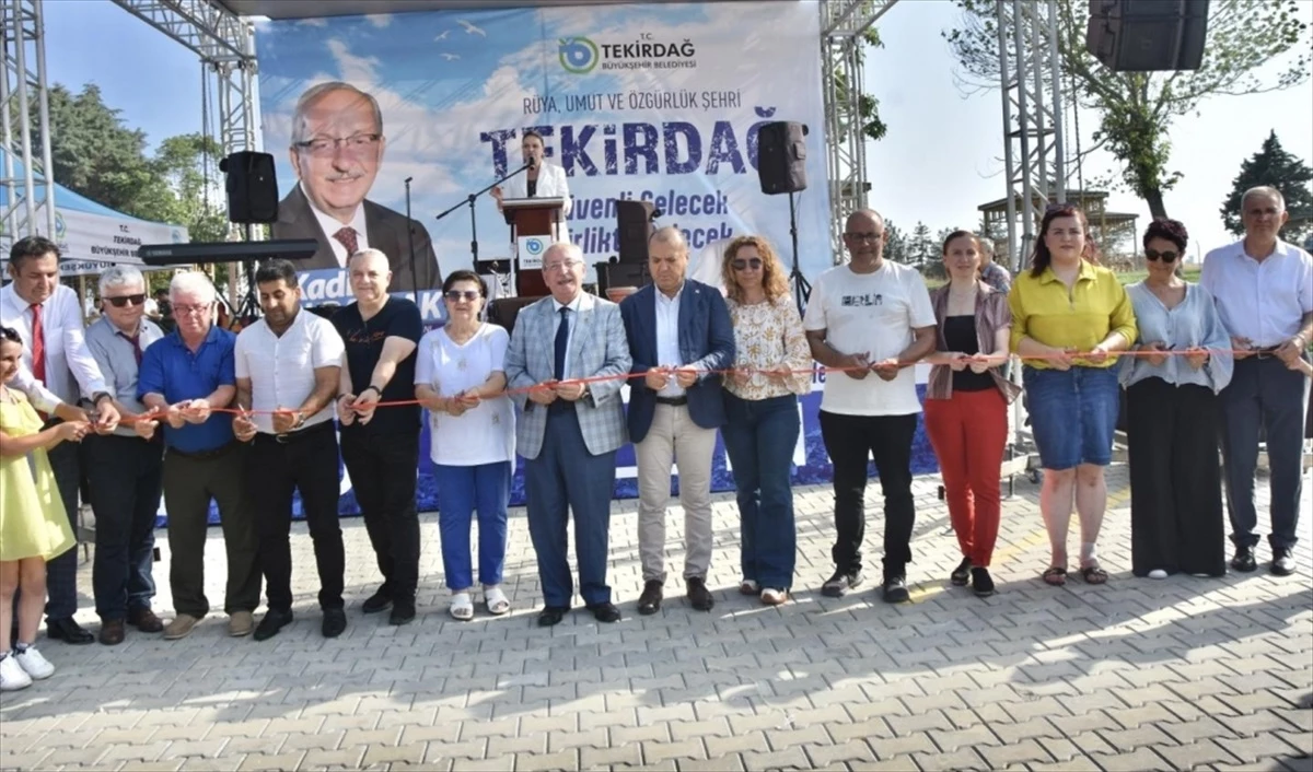Tekirdağ Büyükşehir Belediyesi Süleymanpaşa Kent Ormanı ve Mesire Alanı\'nı hizmete açtı
