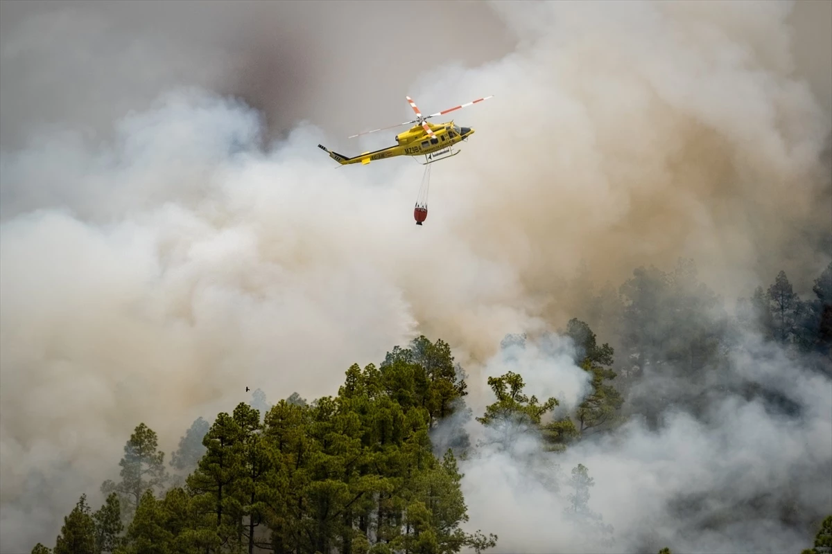 İspanya\'da Büyük Orman Yangını: Binlerce Kişi Tahliye Edildi