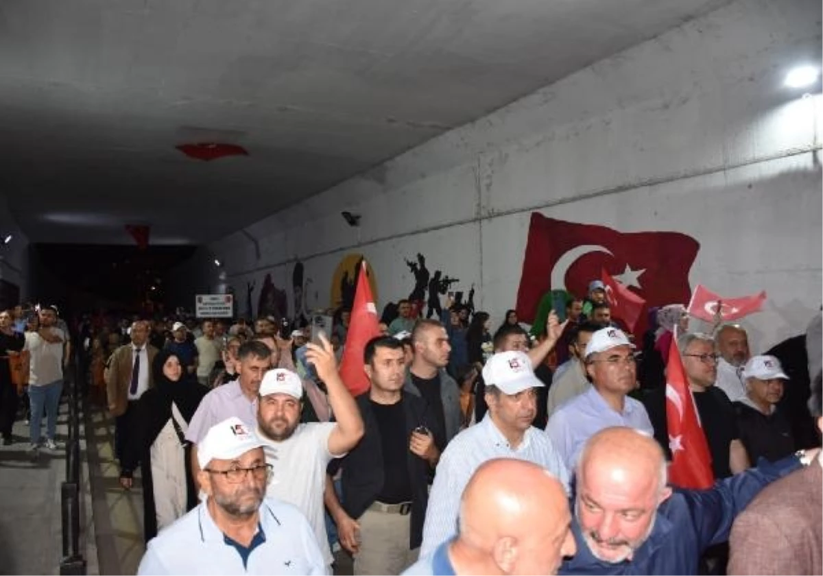 Kırıkkale\'de 15 Temmuz Demokrasi ve Milli Birlik Günü Yürüyüşü