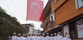 Trabzon Of'ta 11 hafız için icazet töreni düzenlendi