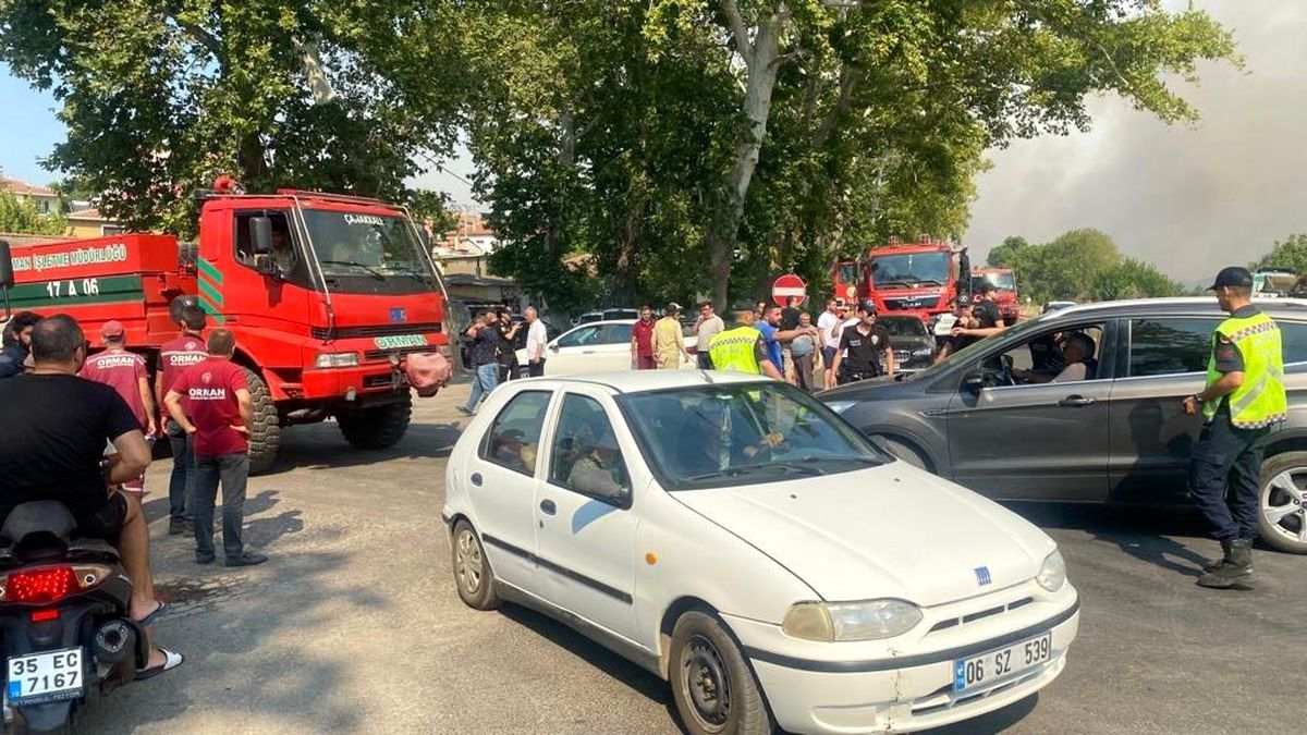 Çanakkale\'de Orman Yangını: 6 Köy Boşaltılacak