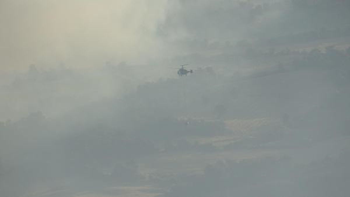 Çanakkale\'deki orman yangınına müdahale sürüyor