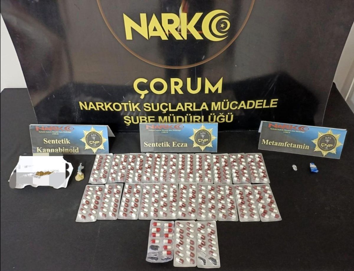 Çorum\'da Uyuşturucu Operasyonu: Çok Sayıda Madde Ele Geçirildi