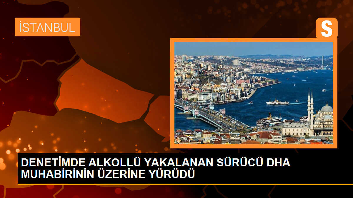 Kadıköy\'de Alkollü Sürücüden DHA Muhabirine Saldırı