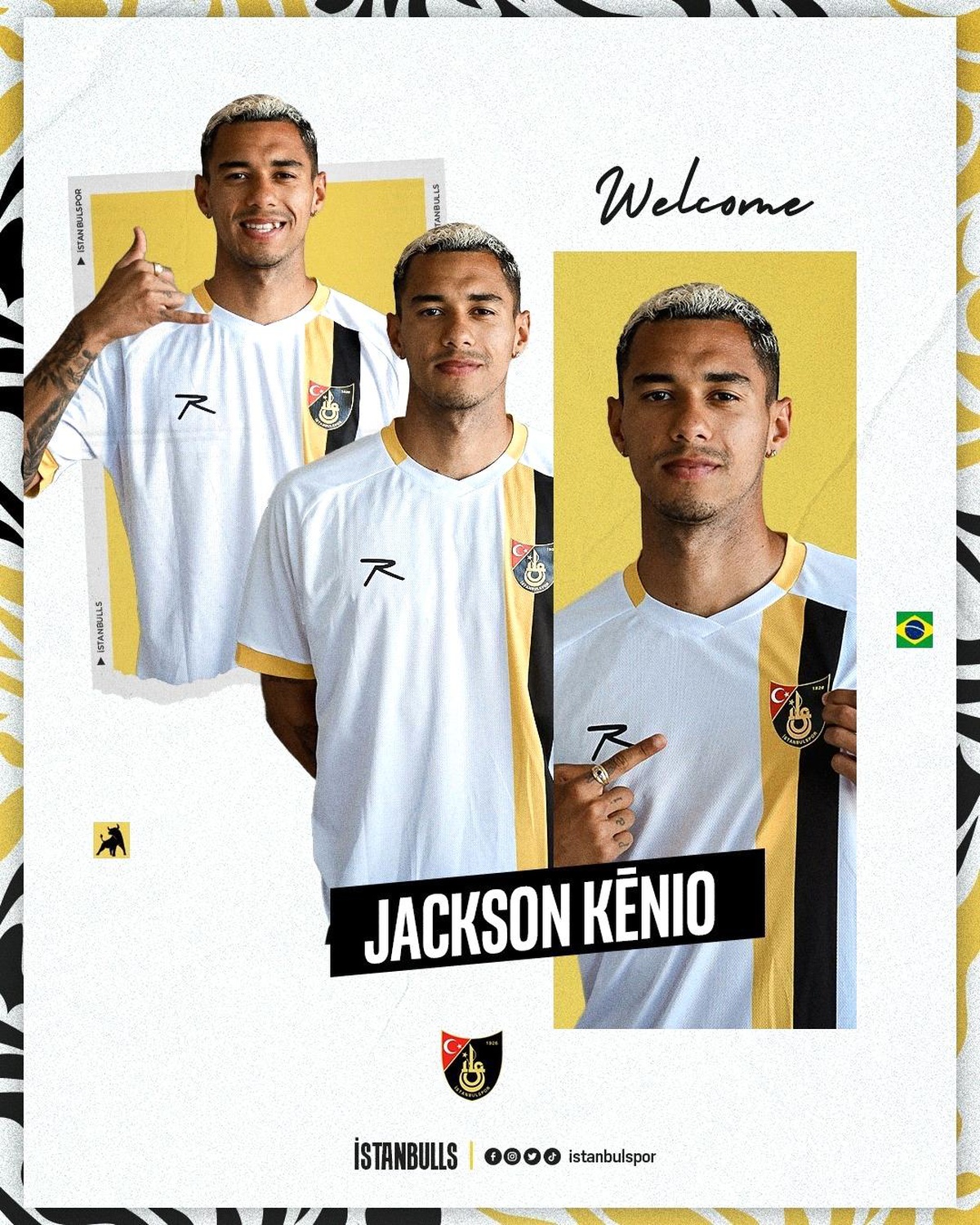 İstanbulspor, Brezilyalı futbolcu Jackson Kenio\'yu kadrosuna kattı