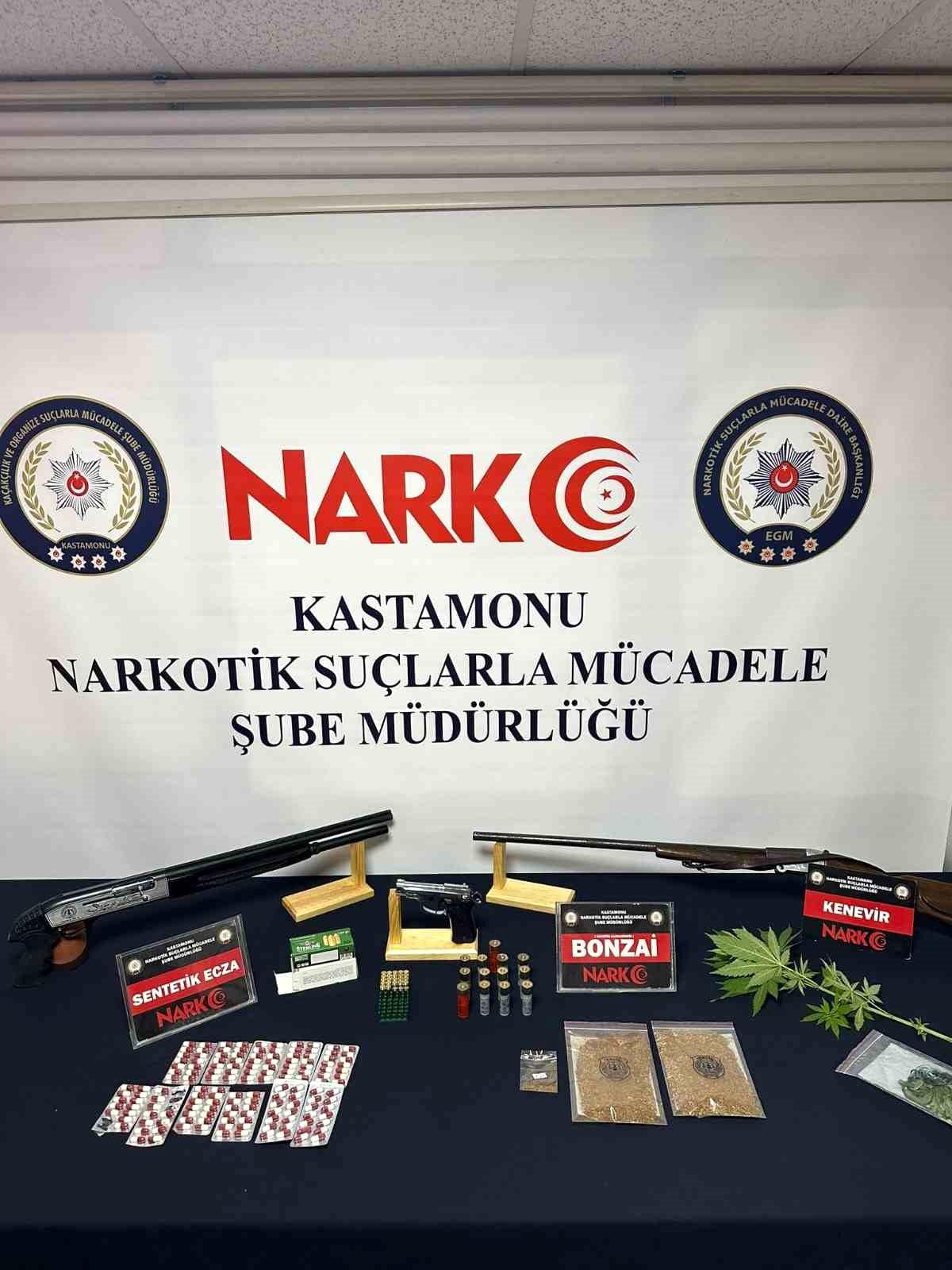 Kastamonu\'da Uyuşturucu Operasyonu: Çok Sayıda Madde Ele Geçirildi