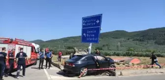 Gemlik'te kavşakta korkunç kaza: 1 ölü, 4 yaralı