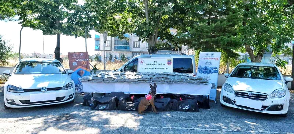 Kırklareli\'de 101 Kilogram Skunk Ele Geçirildi, 3 Şüpheli Gözaltına Alındı