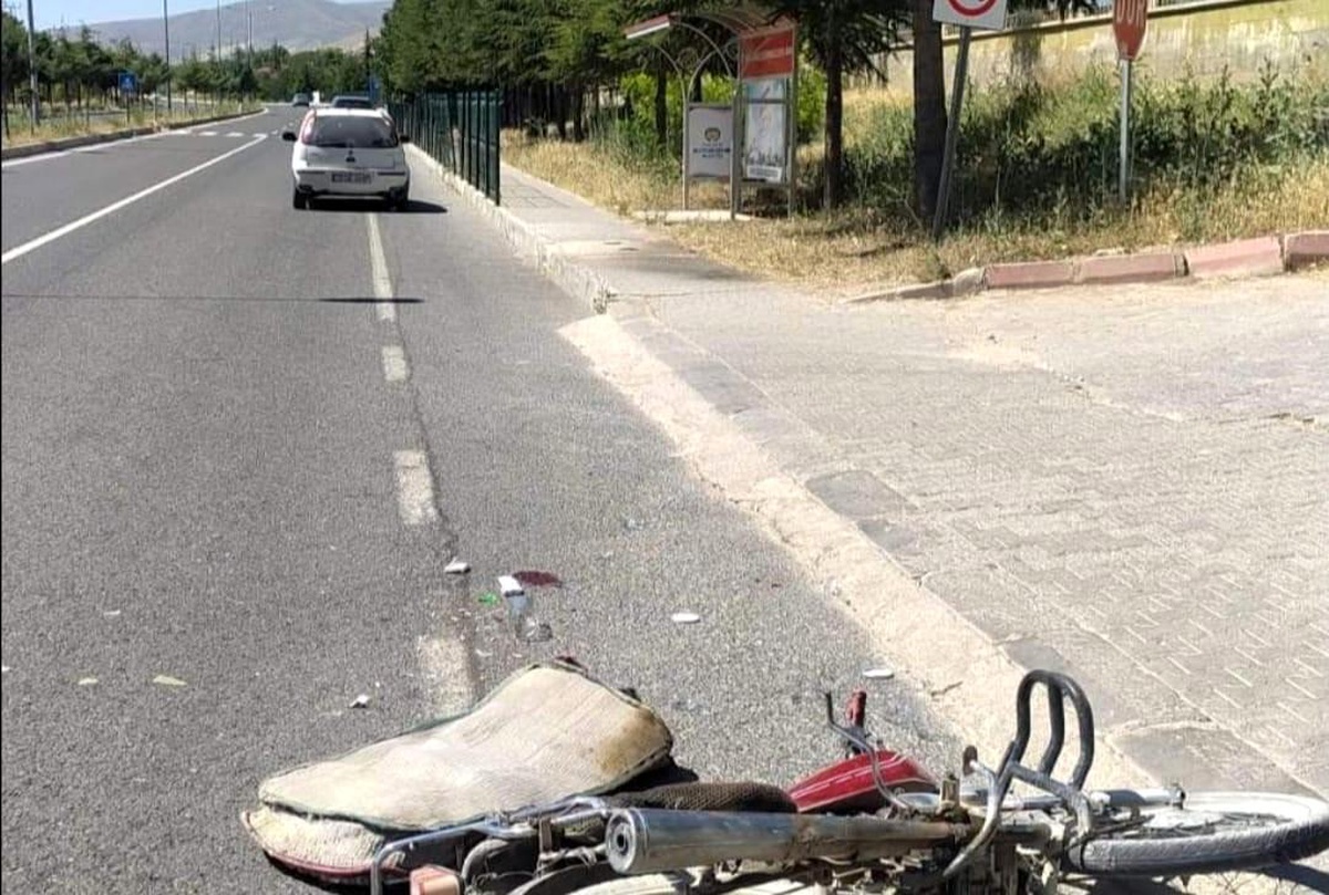 Malatya\'da motosikletli kaza