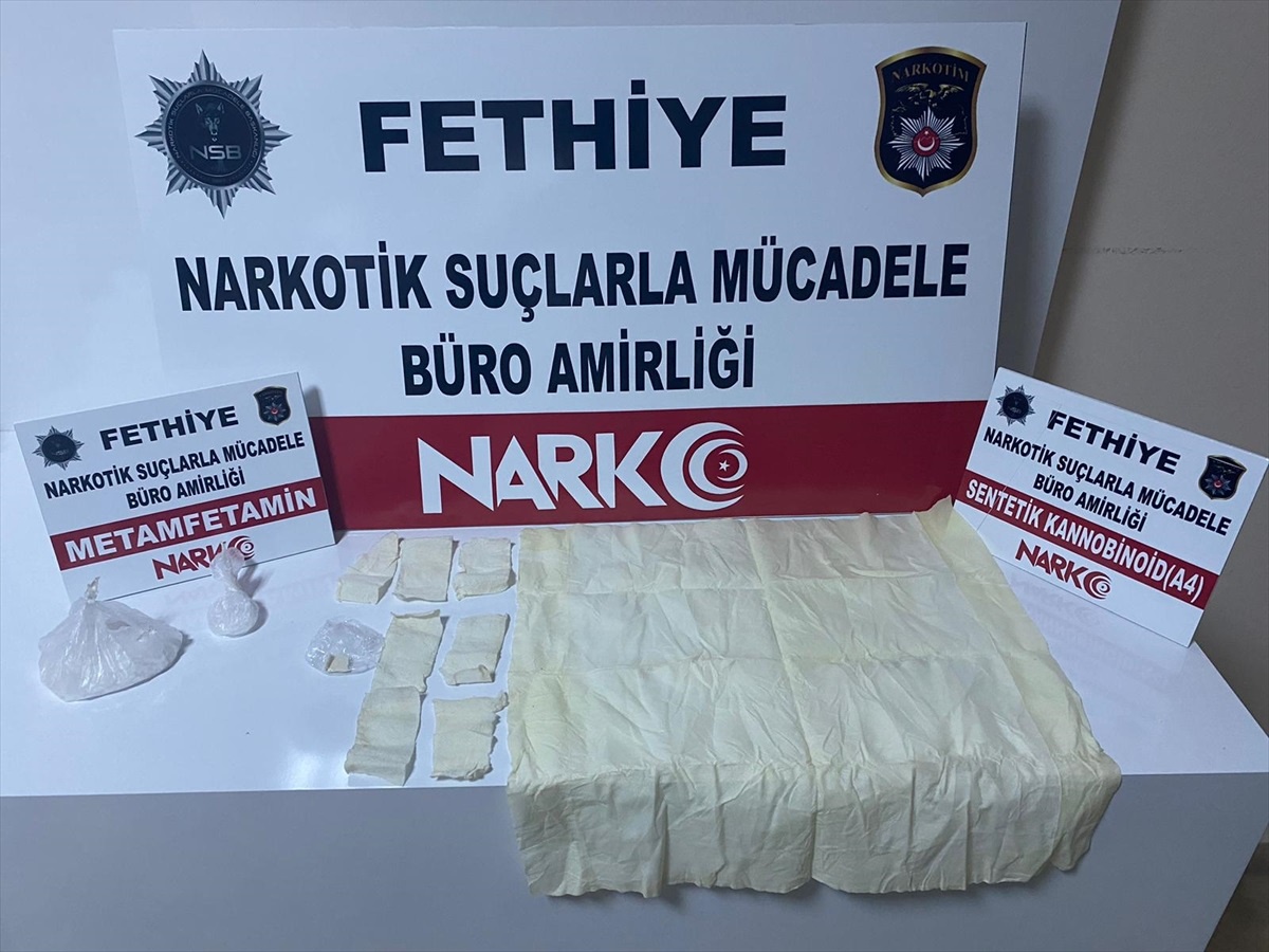 Fethiye\'de Uyuşturucu Ticareti Yapan Şüphelilerden 1\'i Tutuklandı