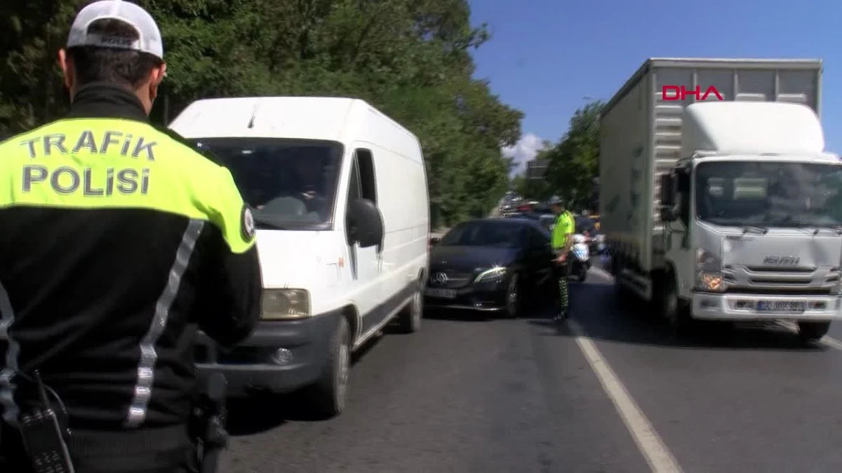 Sarıyer\'de Drone Destekli Trafik Denetimi