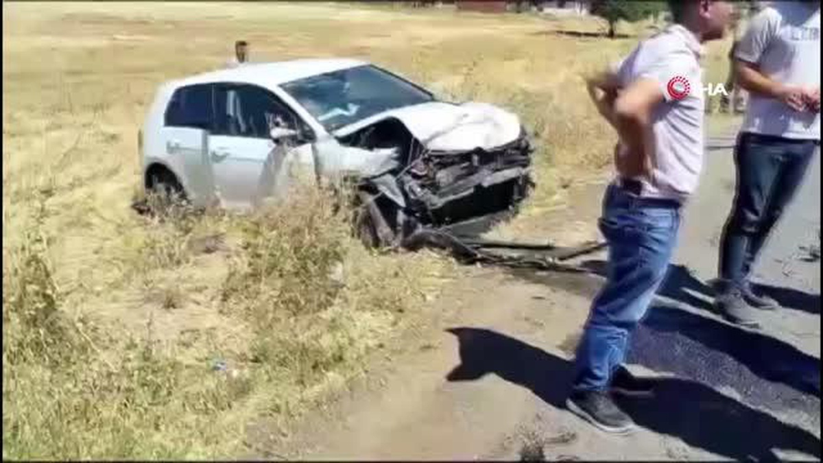 Siverek\'te trafik kazası: 1 ölü, 1\'i ağır 4 yaralı