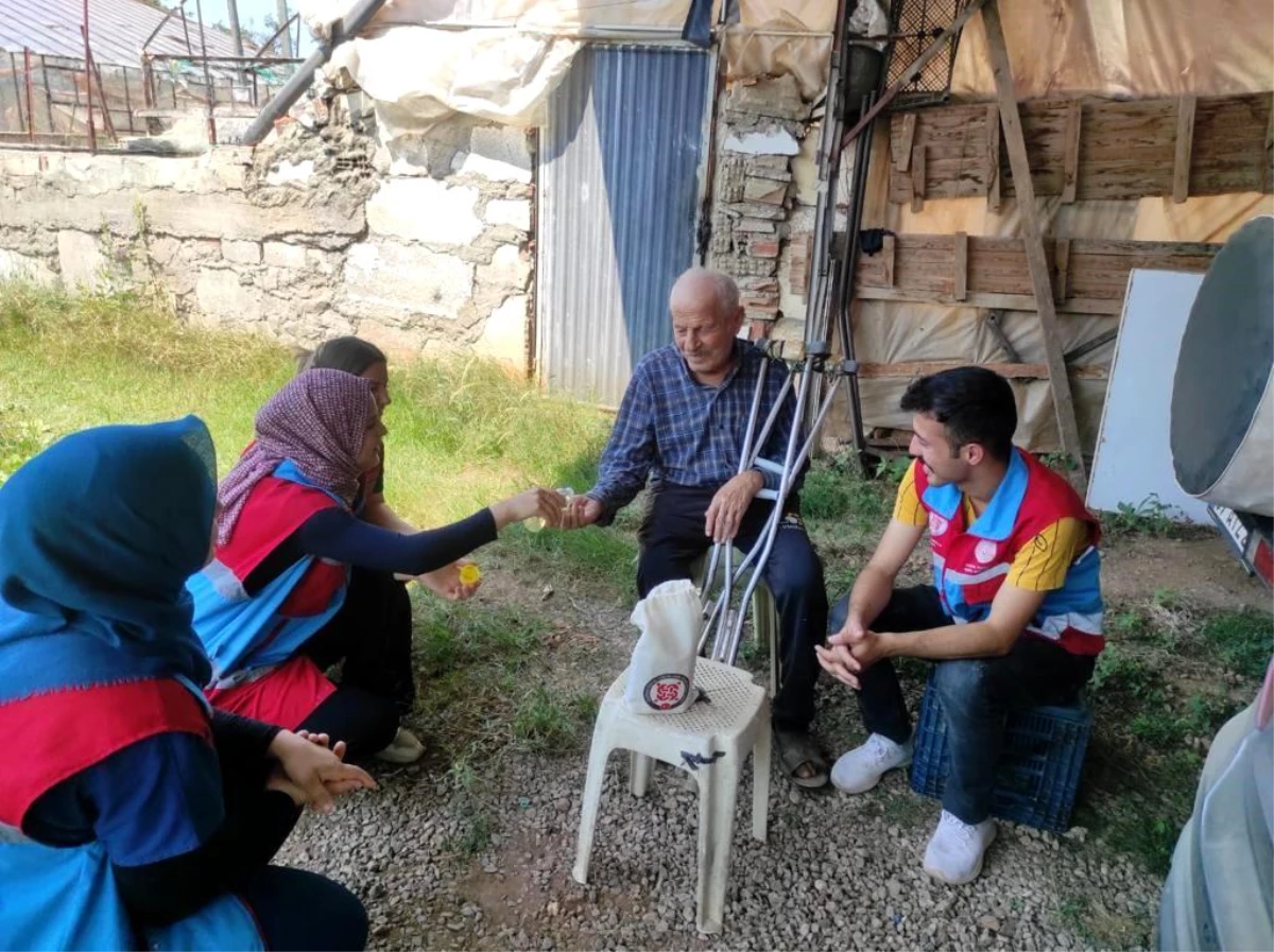 Antalya Gazipaşa\'da Vefa Projesi ile yaşlı ve engellilere destek