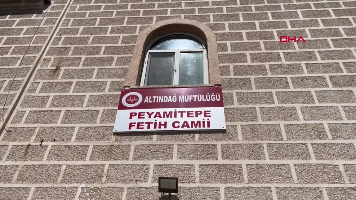 Altındağ\'daki Peyamitepe Camisi Deprem Sonrası Hasar Gördü