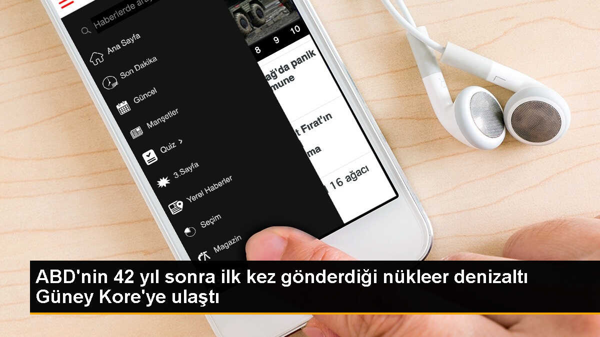 ABD\'nin nükleer denizaltısı Güney Kore\'ye ulaştı