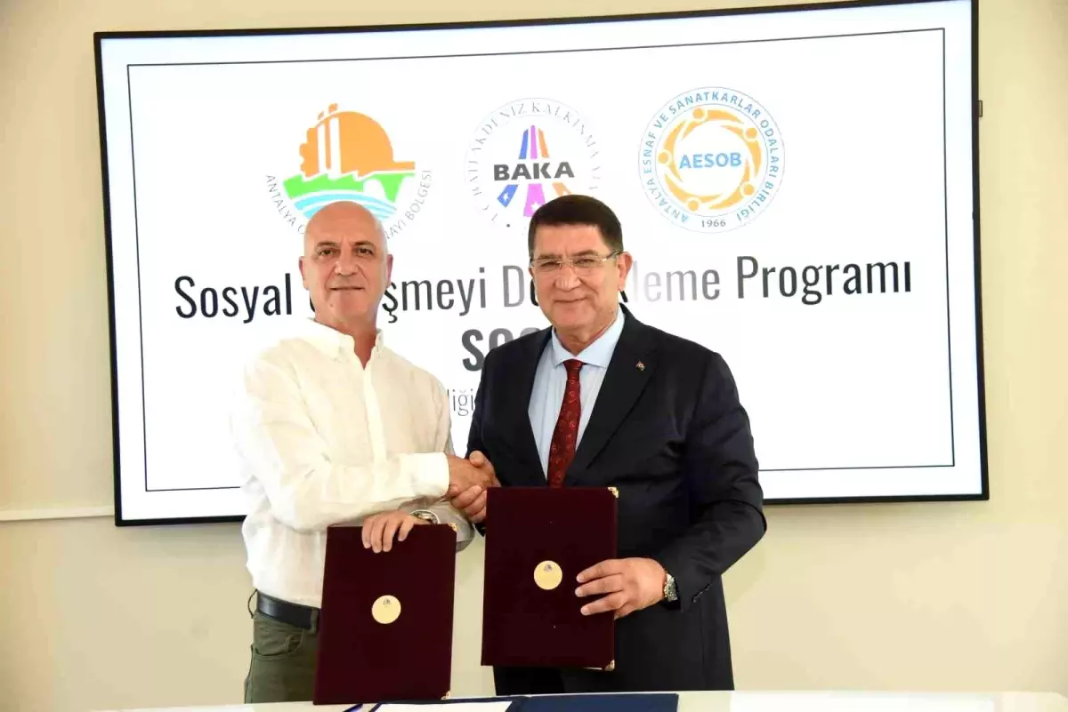 AESOB ve AOSB arasında Genç AnTalya -M Projesi işbirliği protokolü