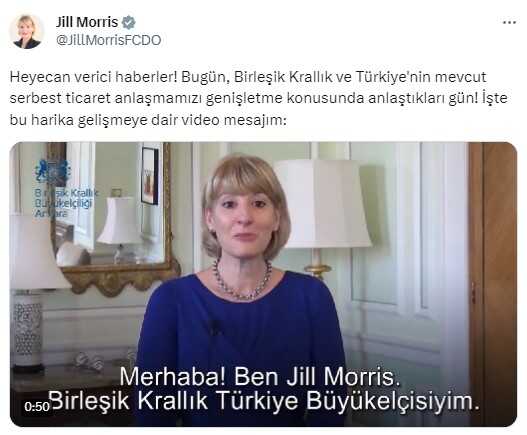 Birleşik Krallık ve Türkiye, Serbest Ticaret Anlaşmasını Genişletmek İçin Anlaştı Birleşik Krallık ve Türkiye, Serbest Ticaret Anlaşmasını Genişletmek İçin Anlaştı