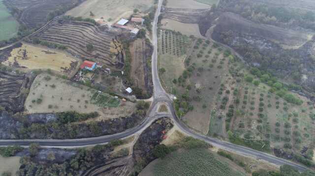 Çanakkale'de roman yangınında 38 saat geride kaldı! Alevler her yeri kül etti, bölgenin son hali içler acısı Çanakkale'de roman yangınında 38 saat geride kaldı! Alevler her yeri kül etti, bölgenin son hali içler acısı