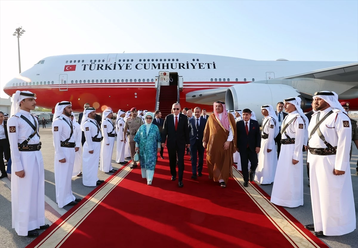 Cumhurbaşkanı Erdoğan, Katar\'a resmi ziyaret gerçekleştirdi