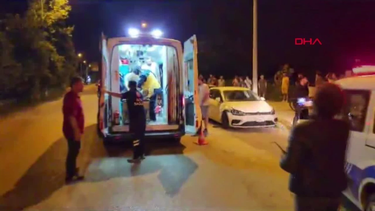 Düzce\'de Polis Takibi Sonucu Meydana Gelen Kazada 2 Yaralı
