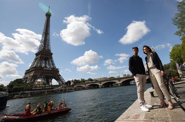 Fransa'da 2024 Paris Olimpiyatları Hazırlıkları Kapsamında Tekne Geçit Töreni Provası Yapıldı