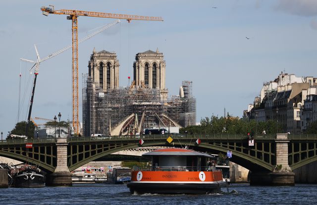 Fransa'da 2024 Paris Olimpiyatları Hazırlıkları Kapsamında Tekne Geçit Töreni Provası Yapıldı