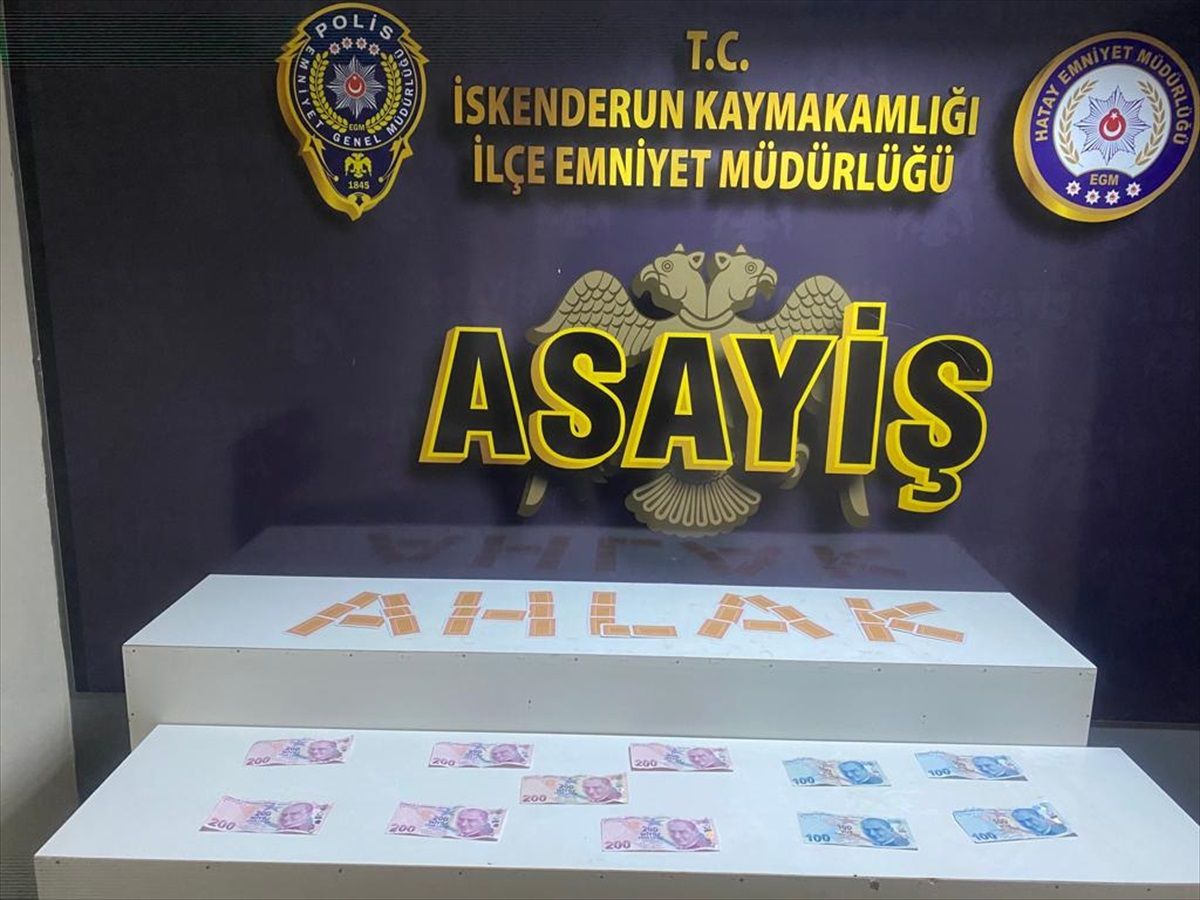 İskenderun\'da kumar oynatılan iş yerine operasyon