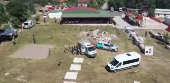 Helikopterli tatbikat nefes kesti