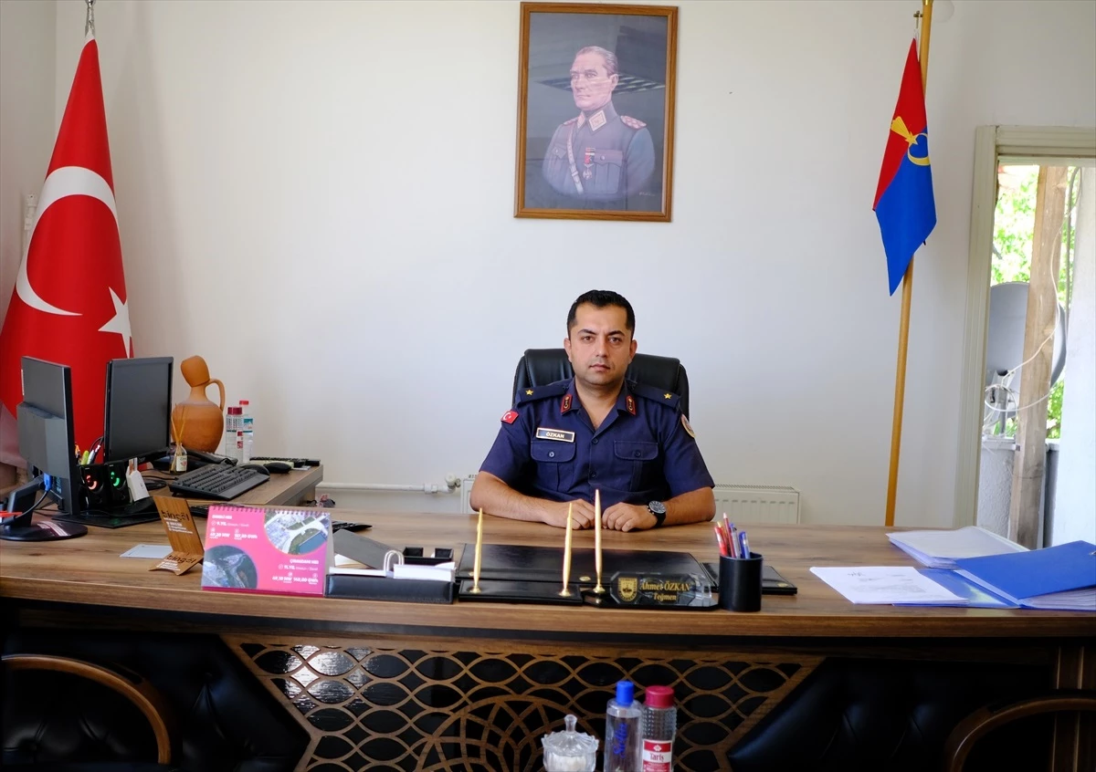 İlçe Jandarma Komutanı Teğmen Özkan Yahyalı\'da göreve başladı
