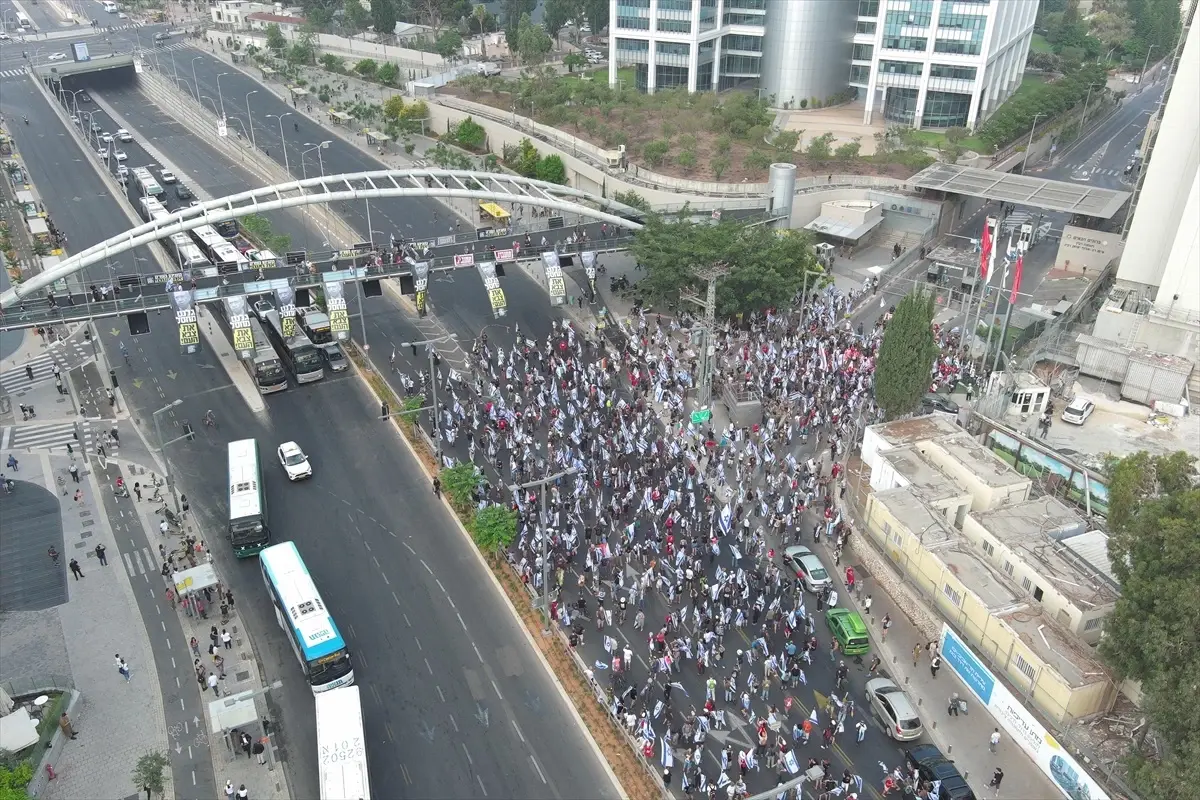 İsrail\'de Yargı Düzenlemesine Karşı Protestolar Başladı