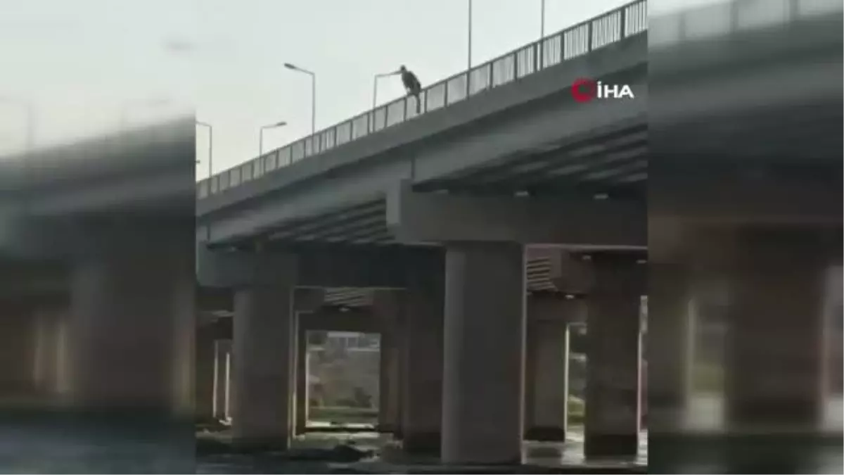Metrelerce yüksekten Dicle Nehri'ne atlayan çocuklar yürekleri ağza getirdi