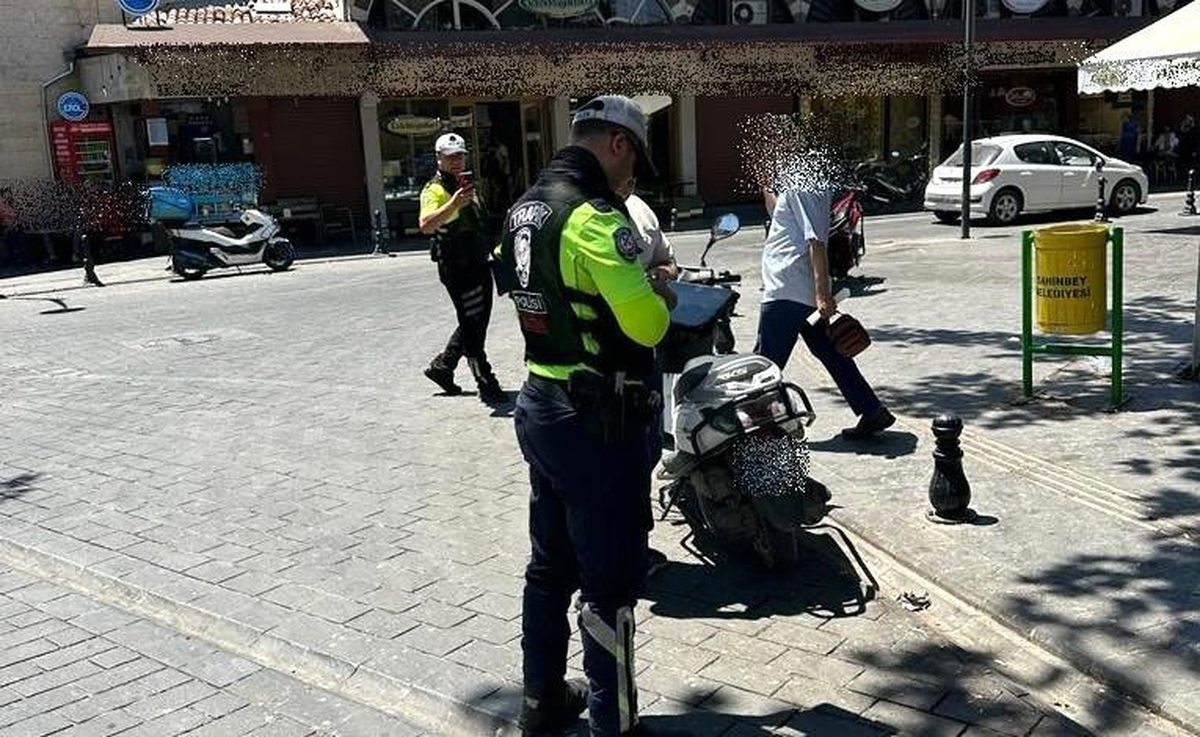 Gaziantep\'te Plakasız ve Tescilsiz Motosikletlere Trafik Uygulaması