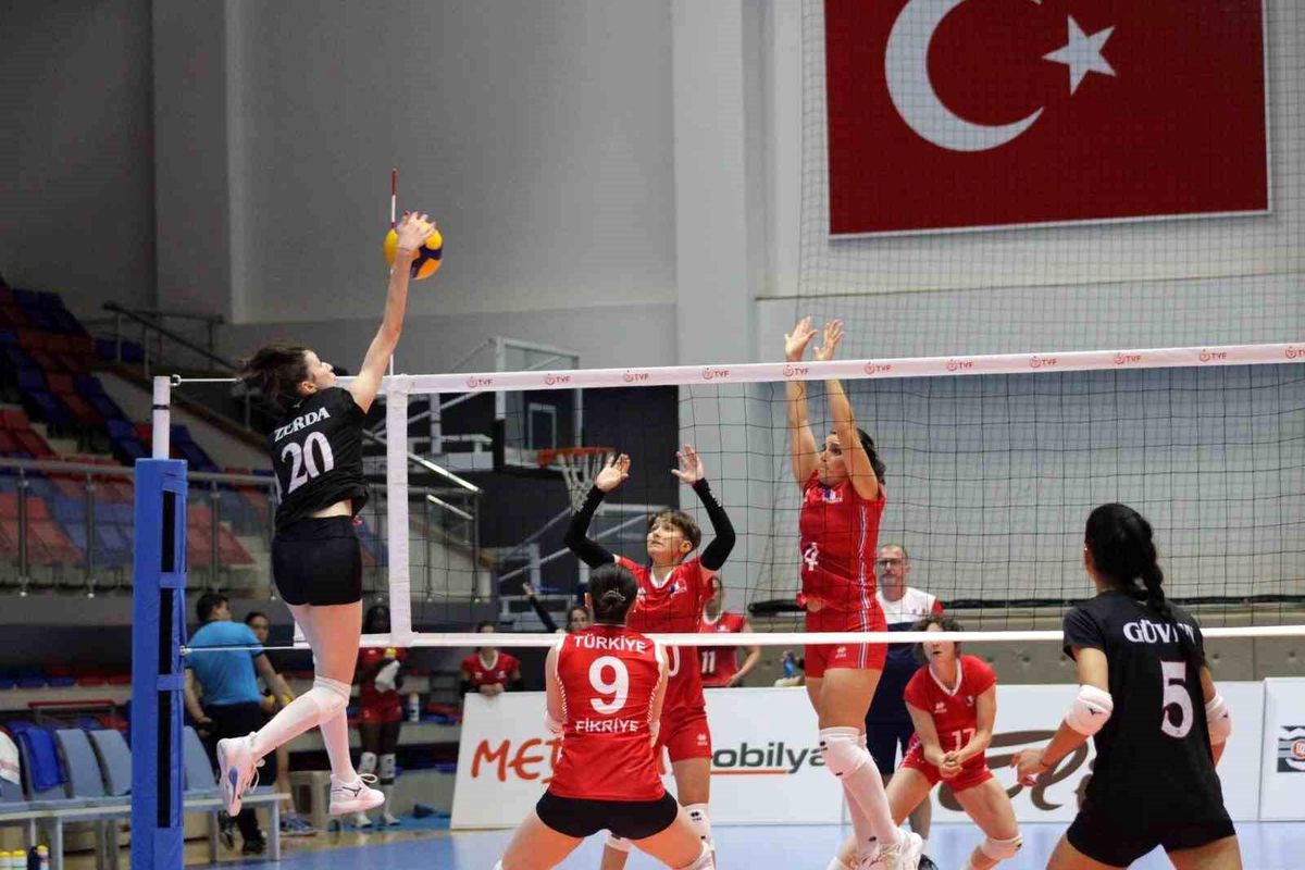 Türkiye İşitme Engelliler Voleybol Kadın Milli Takımı Fransa\'yı 3-0\'lık skorla geçti