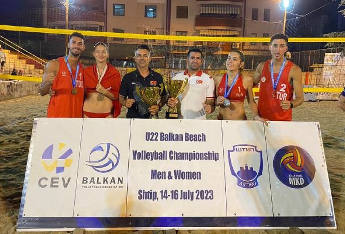 Türkiye U22 Plaj Voleybolu Balkan Şampiyonası\'nda şampiyon oldu
