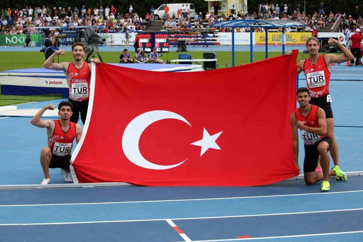 Türk Milli Atletizm Takımı, Avrupa U23 Şampiyonası\'nda rekor kırdı