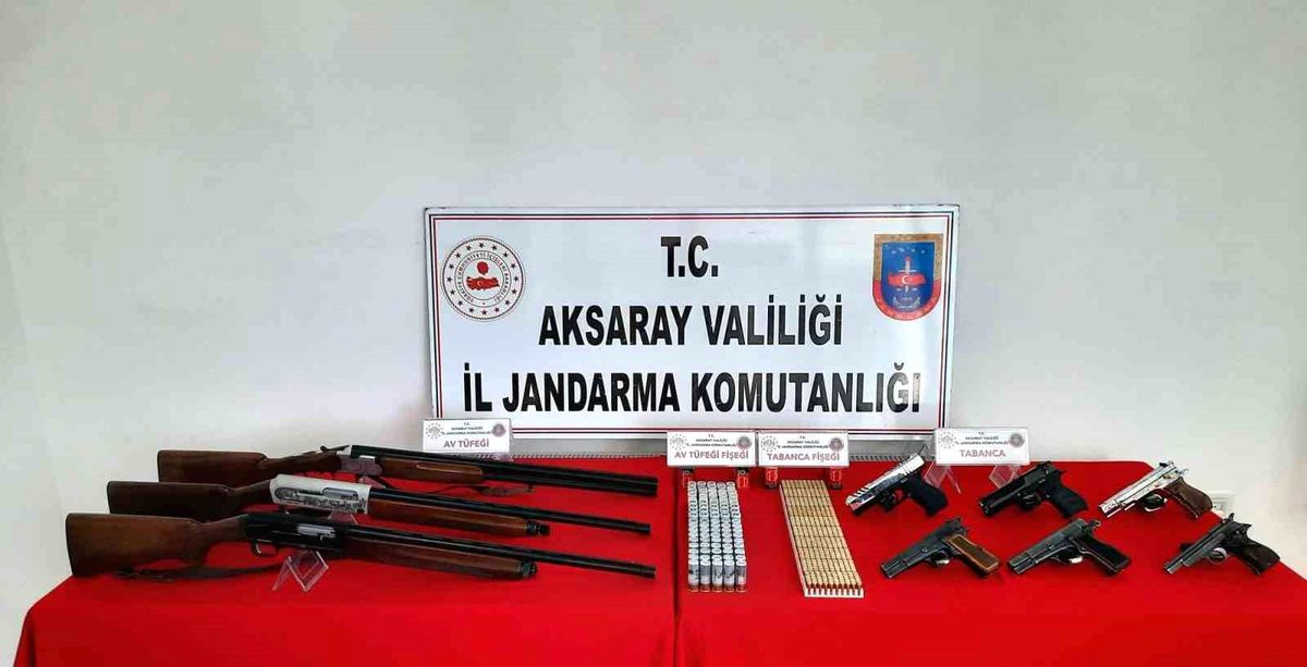 Aksaray\'da Magandalara Operasyon: 3 Şahıs Yakalandı