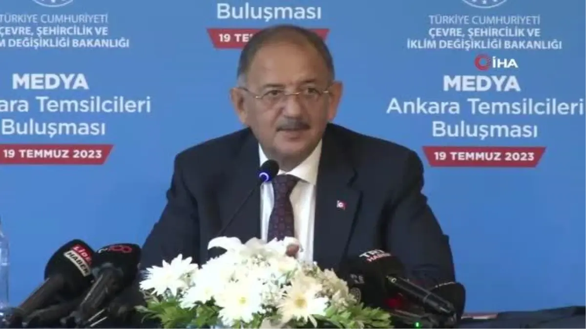 Bakan Özhaseki: 'Cumhurbaşkanımız, 'İstanbul'un depremine hazırlık anlamında Kanal İstanbul konutlarını kullanabiliriz' dedi'