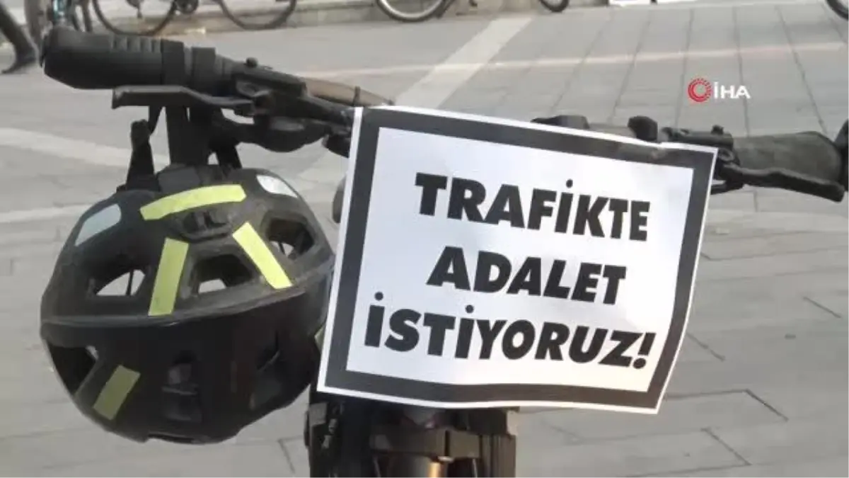 Bisikletliler Anıtpark\'ta toplandı