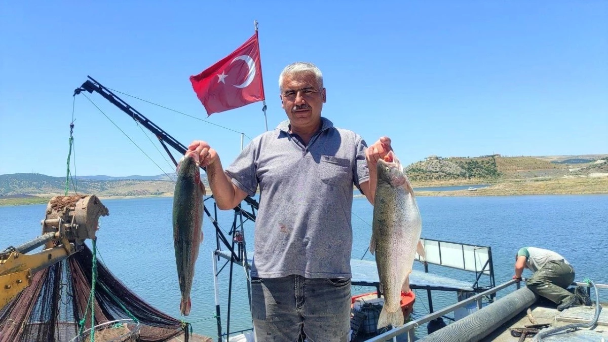 Yozgat\'ta Türk Somonu Avrupa Sofralarını Süslüyor