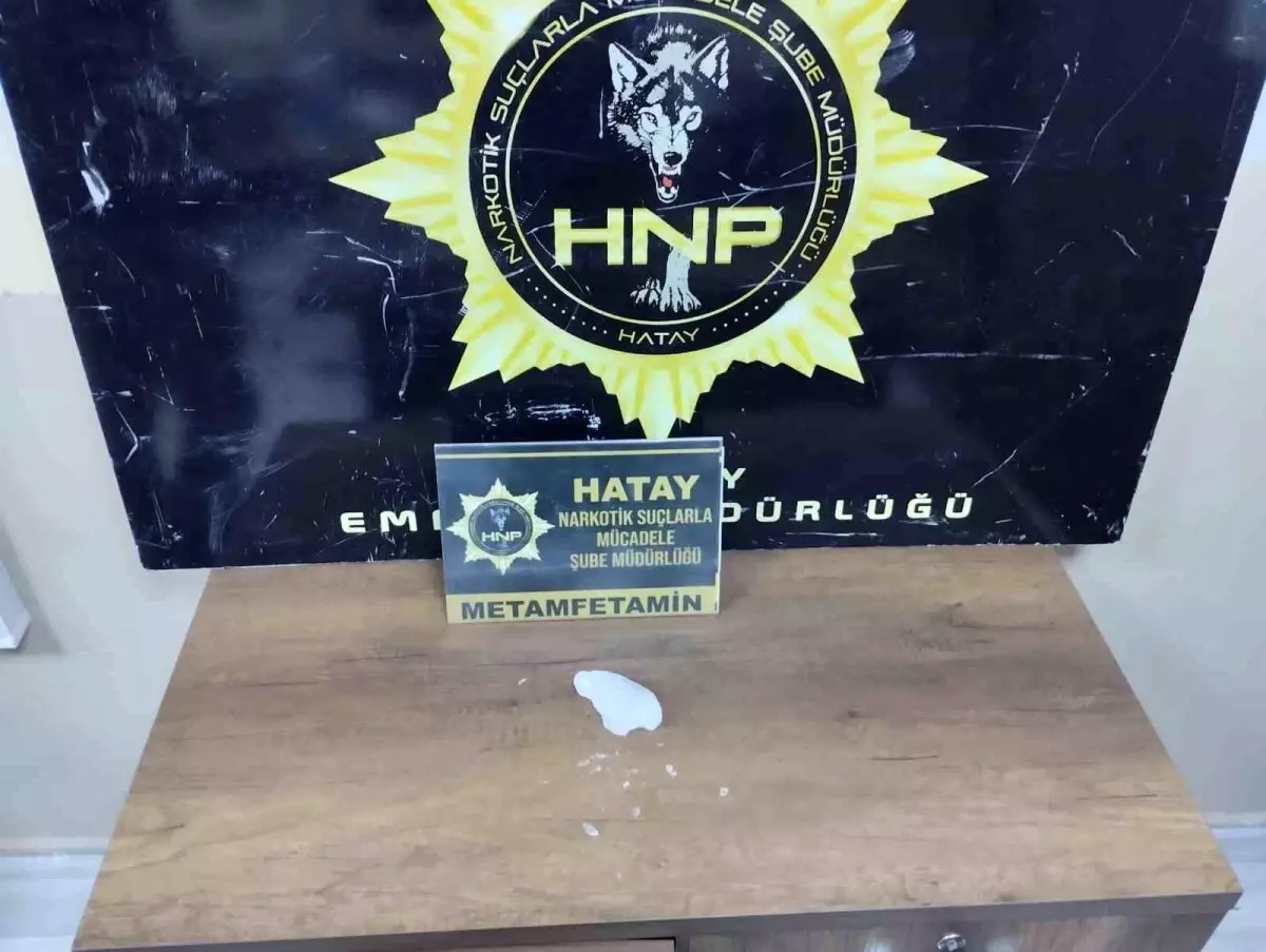 Hatay\'da 142 gram metanfetamin ele geçirildi