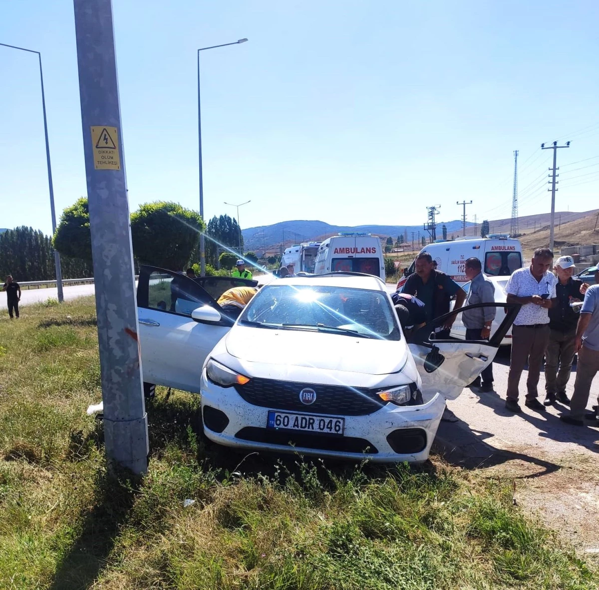 Sivas\'ta Trafik Kazası: 7 Kişi Yaralandı