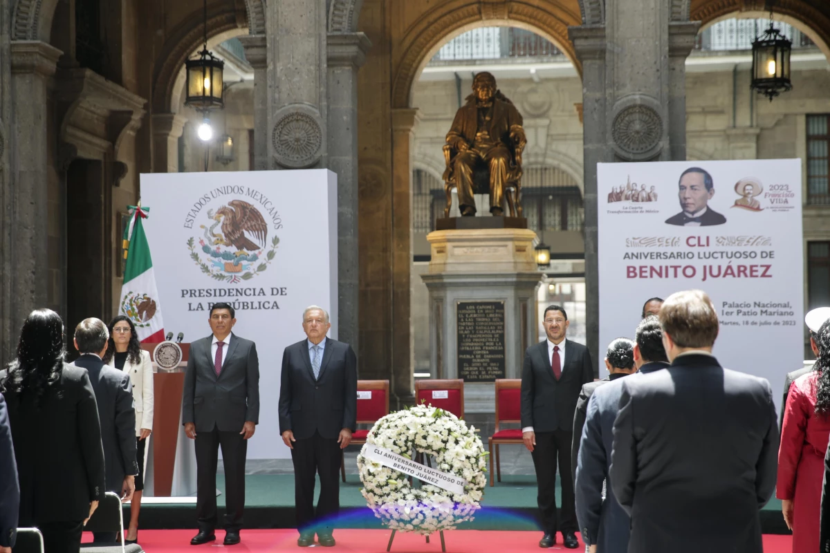 Meksika\'nın Eski Devlet Başkanı Benito Juarez Ölüm Yıl Dönümünde Anıldı