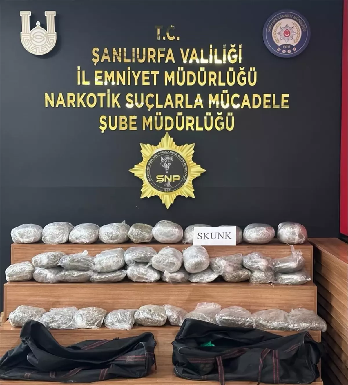 Şanlıurfa'da 32 Kilo Skunk Ele Geçirildi, 4 Şüpheli Gözaltına Alındı