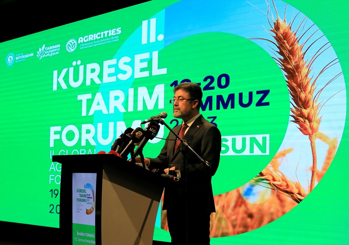 Tarım ve Orman Bakanı Yumaklı, Samsun\'da AGRICITIES 2. Küresel Tarım Forumu\'na katıldı Açıklaması