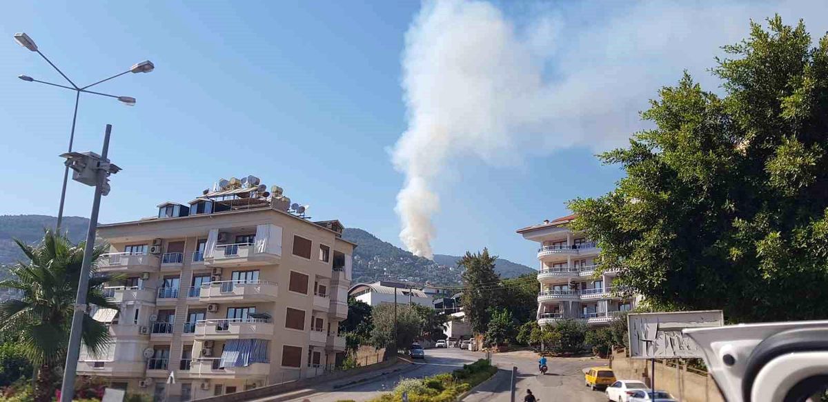 Alanya\'da çıkan yangın kontrol altına alındı