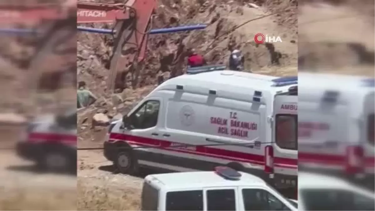 Kazıda göçük altında kalan işçi yaralı olarak kurtarıldı