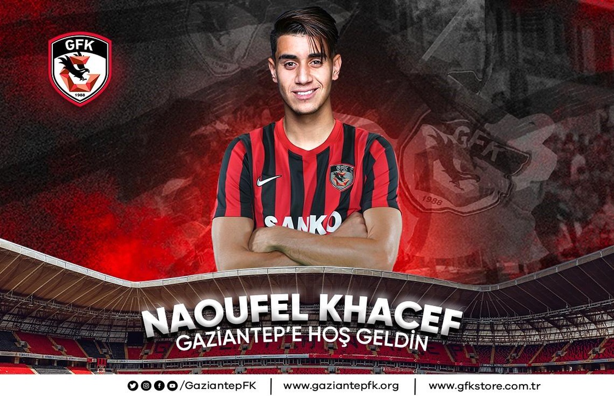 Gaziantep Futbol Kulübü, Cezayirli sol bek Naoufel Khacef\'i kadrosuna kattı